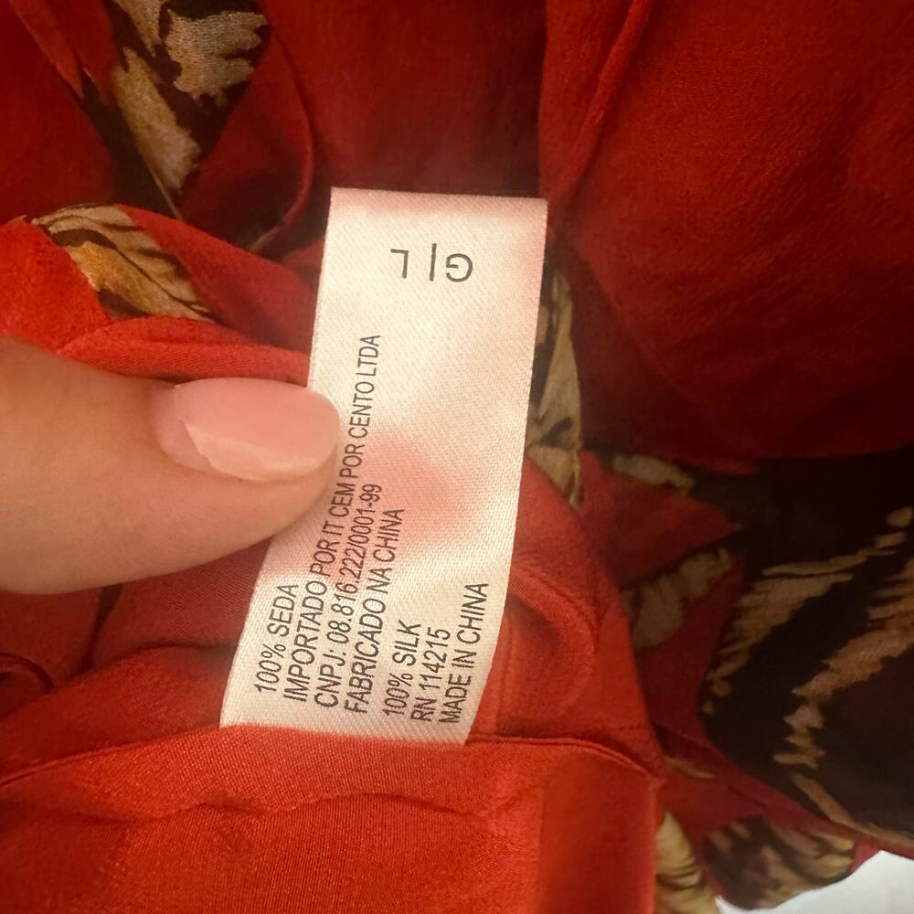 Paula Hermanny Mabel Silk Long Dress in Paje print - Picture 7 of 7